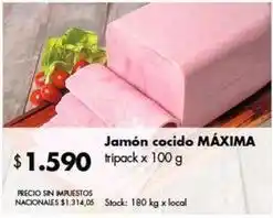 Disco Máxima - jamón cocido oferta