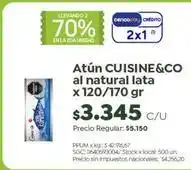Atún al natural lata