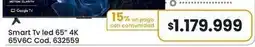 Coto Tcl - smart tv led 65 4k 65v6c cod. 632559 oferta