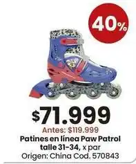Coto Paw patrol - patines en línea oferta
