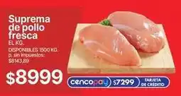 Supermercados Vea Suprema de pollo fresca oferta