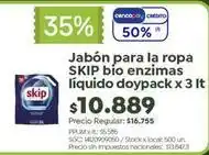 Jumbo Skip - jabón para la ropa skip bio enzimas líquido doypack oferta