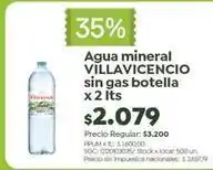 Jumbo Villavicencio - agua mineral sin gas botella x 2 lts oferta