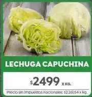 Jumbo Lechuga capuchina oferta