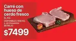 Supermercados Vea Carré con hueso de cerdo fresco oferta