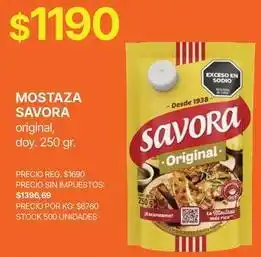 Savora - mostaza original