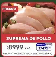 Jumbo Suprema de pollo oferta