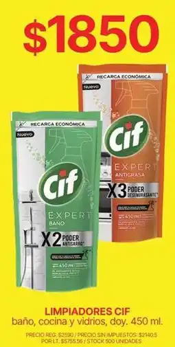 Supermercados Vea Cif - limpiadores oferta