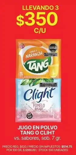 Supermercados Vea Tang - jugo en polvo oferta