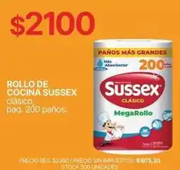 Supermercados Vea Sussex - rollo de cocina clásico oferta