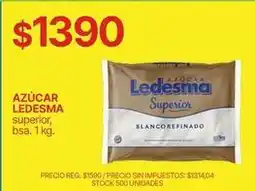 Supermercados Vea Ledesma - azúcar blanco refinado oferta