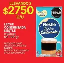 Supermercados Vea Nestlé - leche condensada oferta