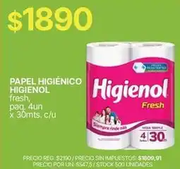 Supermercados Vea 1890 - papel higienico oferta