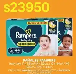 Supermercados Vea Pampers - p	ilde{a}ales oferta