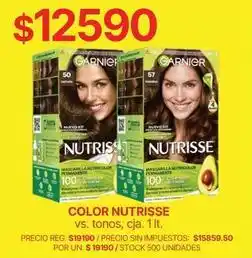 Supermercados Vea Garnier - color nutrisse oferta