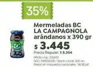 Jumbo La campagnola - mermeladas arándanos oferta