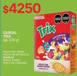 Supermercados Vea Trix - cereal oferta