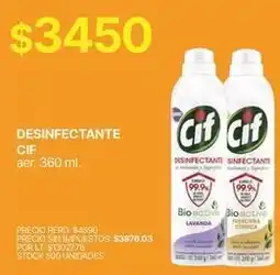 Supermercados Vea Cif - desinfectante oferta