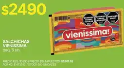 Supermercados Vea Vienissima - salchichas oferta