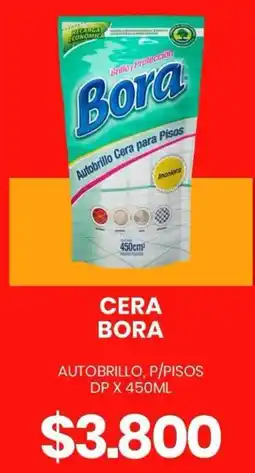 Super Nataly Bora cera para pisos oferta