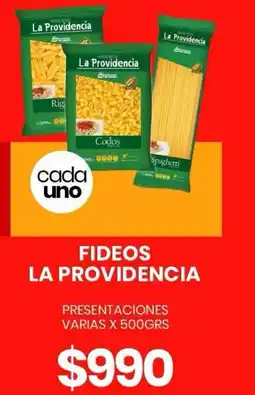 Super Nataly La providencia fideos oferta
