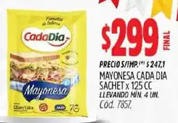 Supermercados Yaguar Cada dia mayonesa oferta