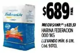 Supermercados Yaguar Federacion harina oferta