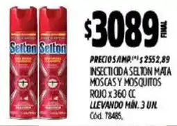 Supermercados Yaguar Selton insecticida selton mata moscas y mosquitos oferta