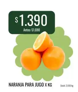 Super MAMI Naranja para jugo x kg oferta