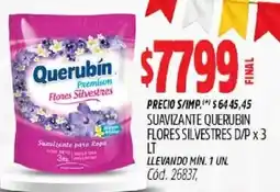 Supermercados Yaguar Querubin suavizante para ropa flores silvestres oferta