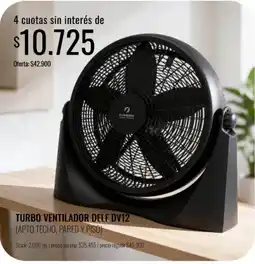 Super MAMI Indelplas turbo ventilador delf dv12 oferta