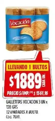 Supermercados Yaguar Vocación galletitas oferta