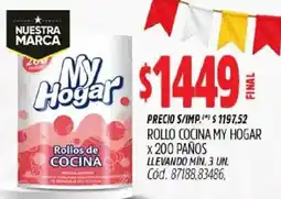 Supermercados Yaguar My Hogar rollos de cocina oferta