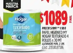Supermercados Yaguar My hogar papel higienico texturado oferta