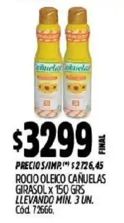 Supermercados Yaguar Rocó oleico cañuelas girasol oferta