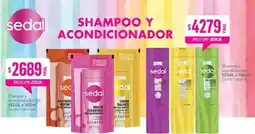 Supermercados Yaguar Sedal shampoo y acondicionador oferta
