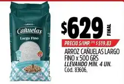 Supermercados Yaguar Cañuelas arroz largo fino oferta