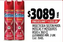 Supermercados Yaguar Selton insecticida mata moscas y mosquitos oferta