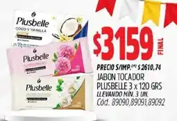 Supermercados Yaguar Plusbelle jabon tocadors oferta
