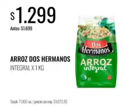 Super MAMI Dos Hermanos arroz integral oferta