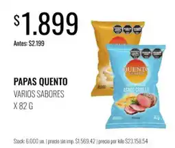 Super MAMI Quento papas varios sabores oferta