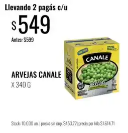 Super MAMI Canale arvejas oferta