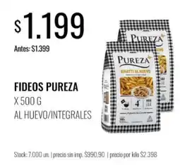 Super MAMI Pureza fideos oferta