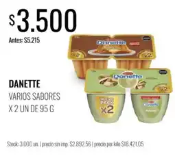 Super MAMI Danette varios sabores oferta