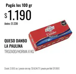 Super MAMI La paulina queso danbo tradicional oferta
