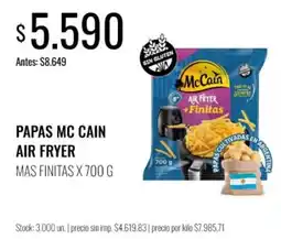 Super MAMI McCain papas air fryer mas finitas oferta