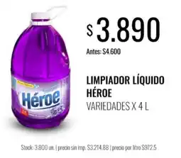 Super MAMI Héroe limpiador líquido oferta