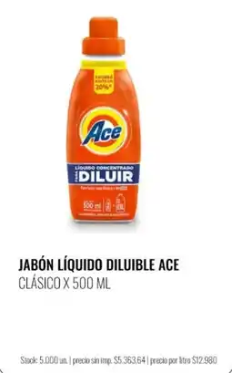 Super MAMI Ace jabón líquido diluible clásico oferta