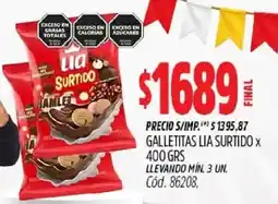 Supermercados Yaguar Lia galletitas surtido oferta