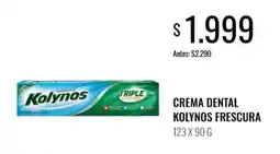 Super MAMI Kolynos crema dental frescura oferta